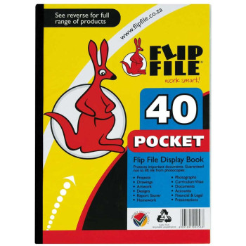 KANGAROO FLIP FILE A4 40 POCKET