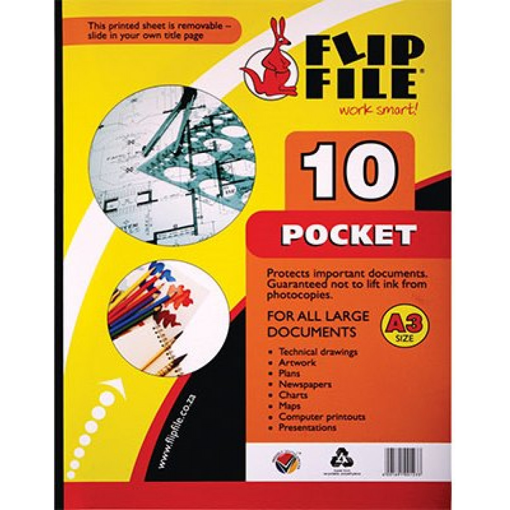 KANGAROO FLIP FILE A3 10 POCKET