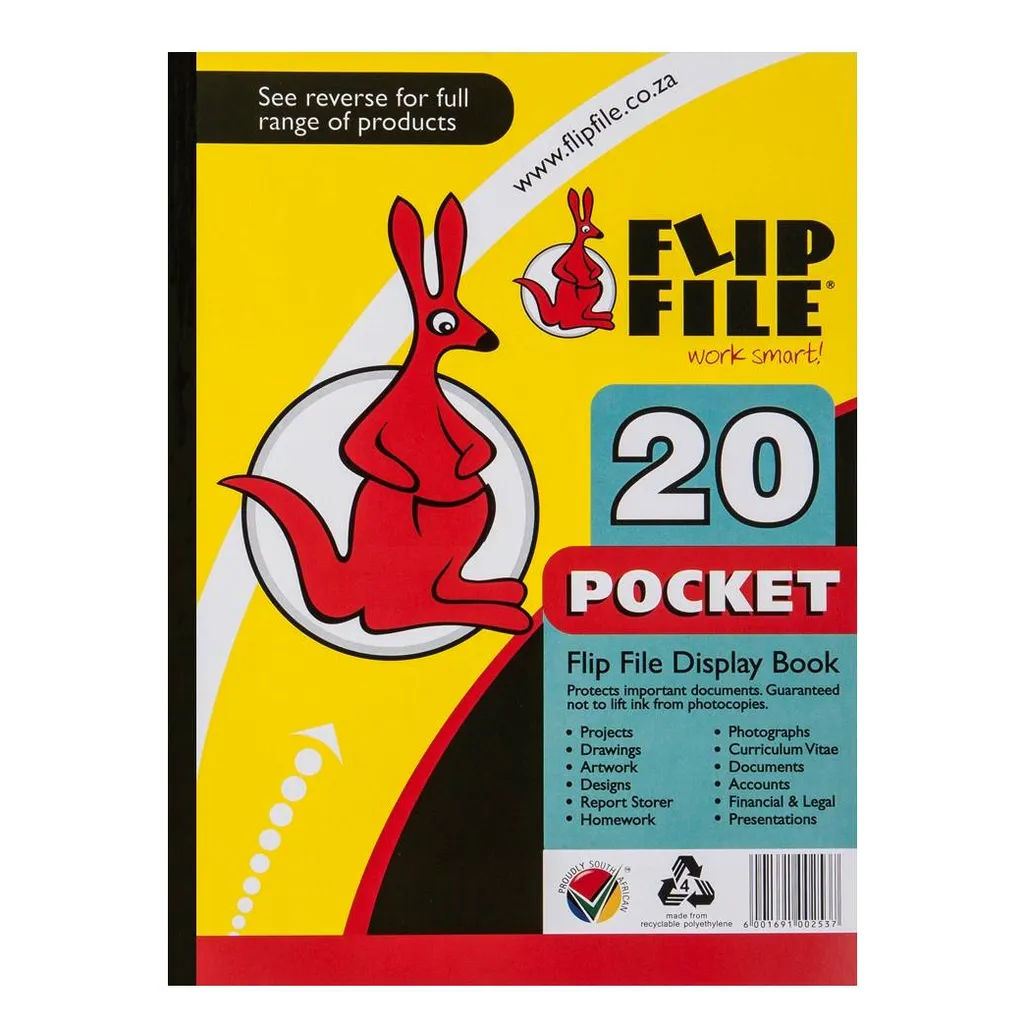 KANGAROO FLIP FILE A5 20 POCKET