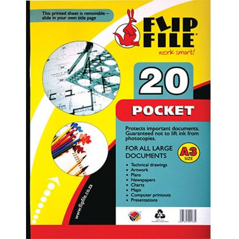 KANGAROO FLIP FILE A3 20 POCKET