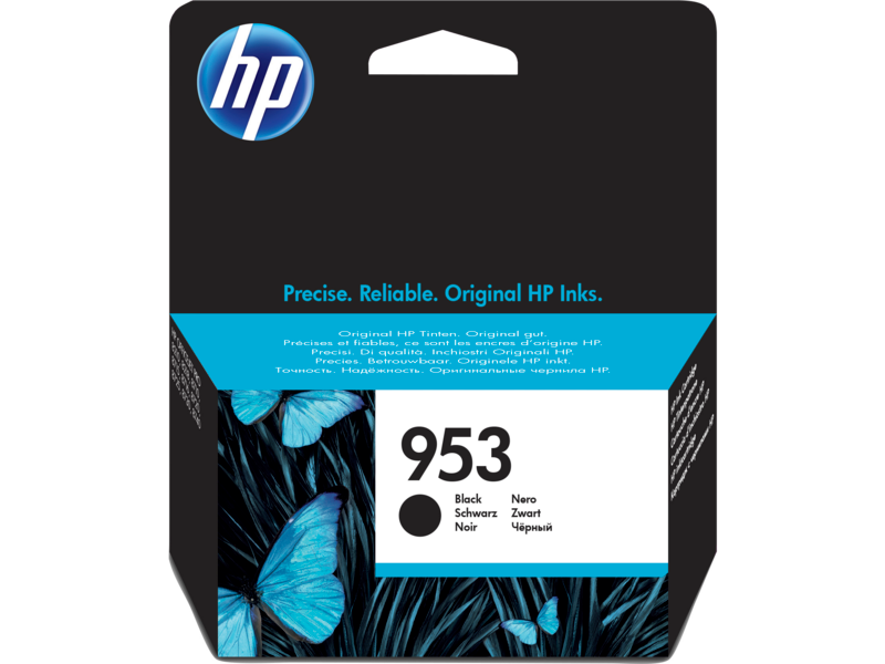 HP 953 Black Original Ink Cartridge,1,000 pages