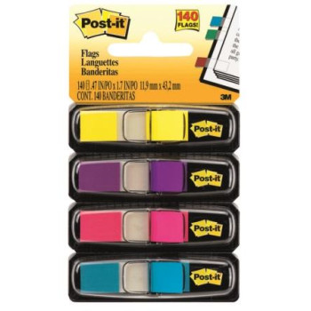 POST-IT FLAG MINI 683-4AB BRIGHT 140'S (83097)