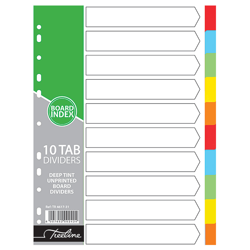 Treeline 10 Tab Deep Tint Assorted