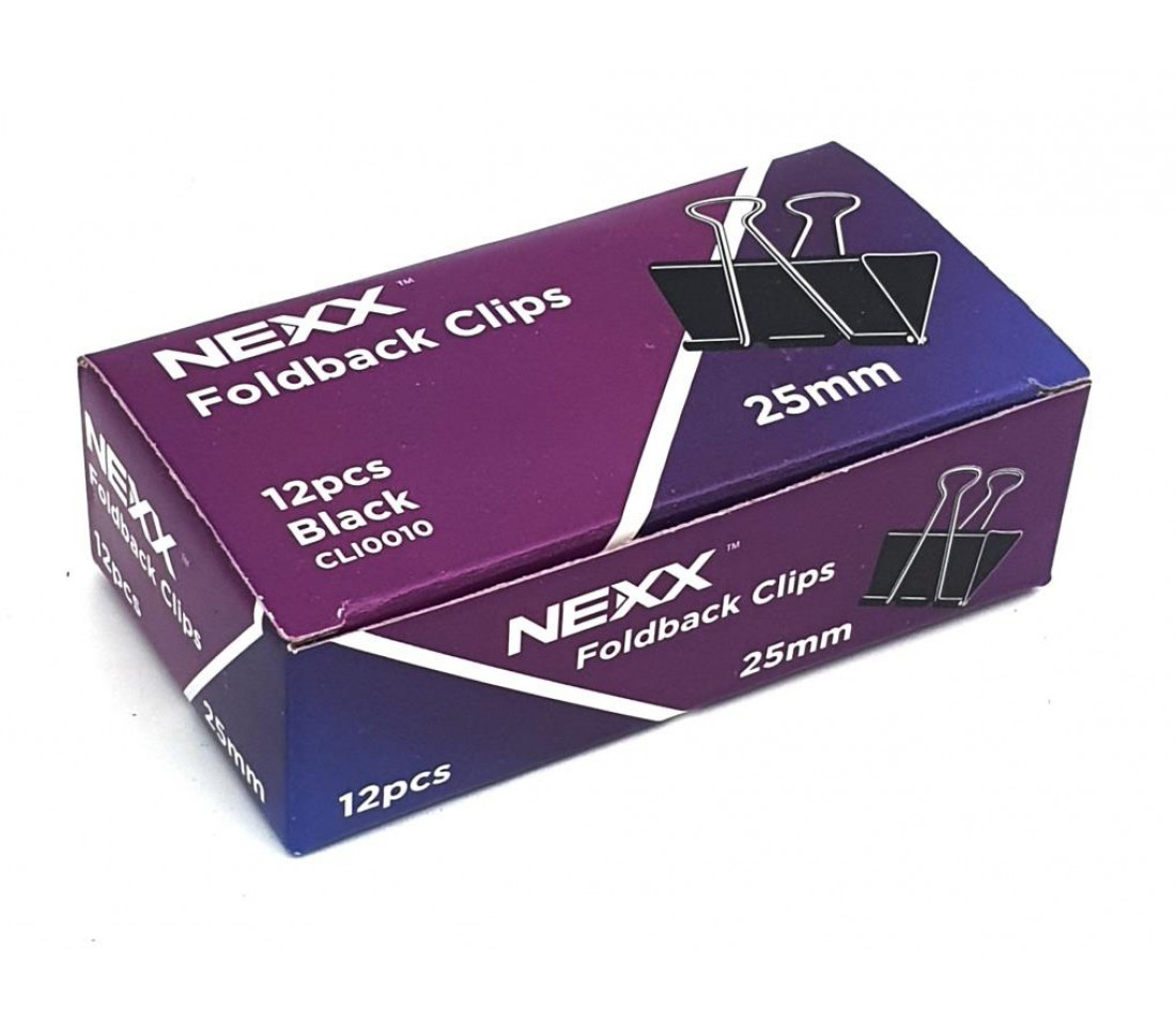 NEXX FOLDBACK CLIPS 25MM