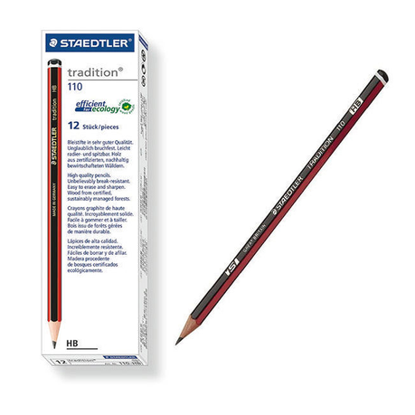 Staedler Traditional Pencils 110-HB Box 12