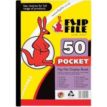 KANGAROO FLIP FILE A4 50 POCKET